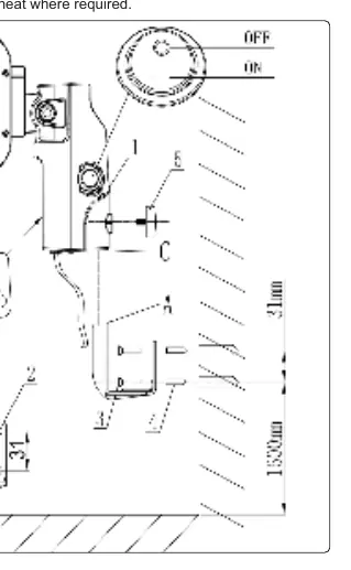 Wall mounting diagram