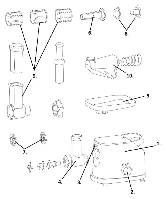 Appliance components and accessories