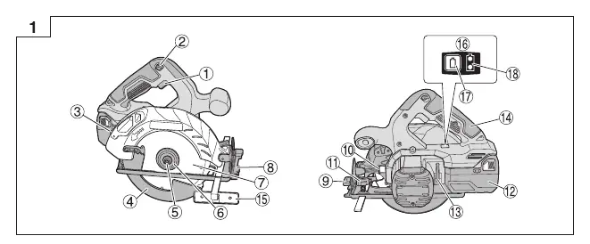Main components of the C 1806DA