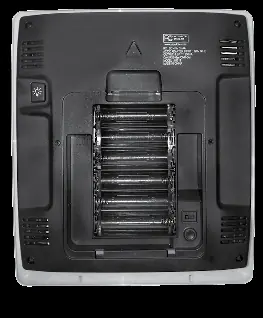 Back of the display unit