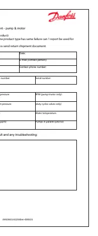 Claim/Repair Information Document form