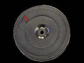 Piston shoe sliding face