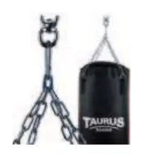 Fourfold chain suspension