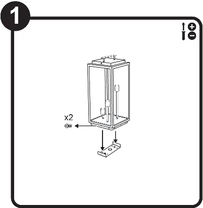 Step 1: Removing the base from the fixture.