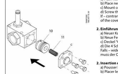 Piston insertion procedure