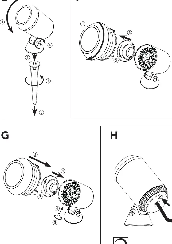 Reflector replacement and dimmer operation