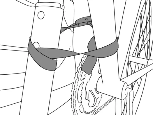 Step 12: Securing with straps