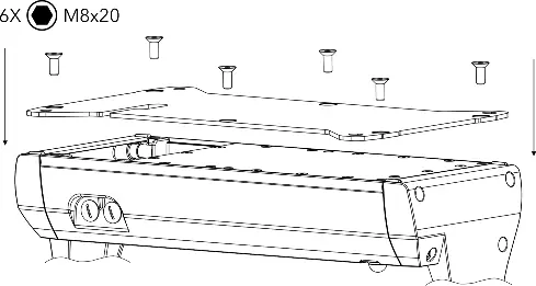 Cable gland assembly diagram