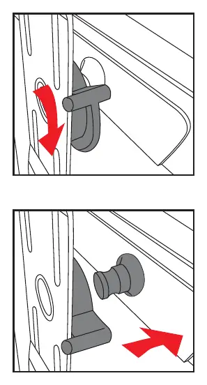 Mechanism for detaching the screen from the tripod