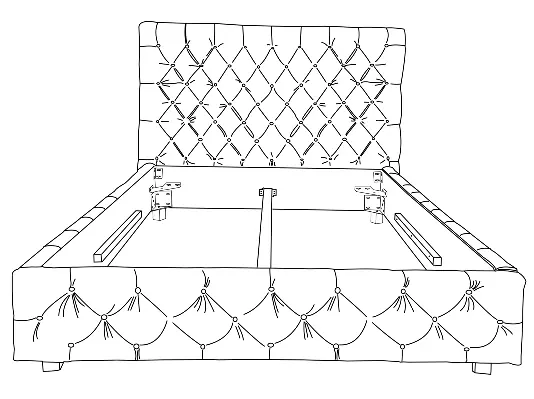 Completed bed structure