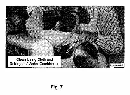 Cleaning the ring guard