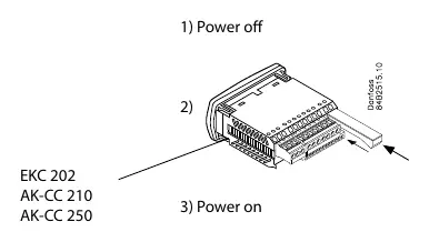 Installation procedure for the EKA 181C battery module