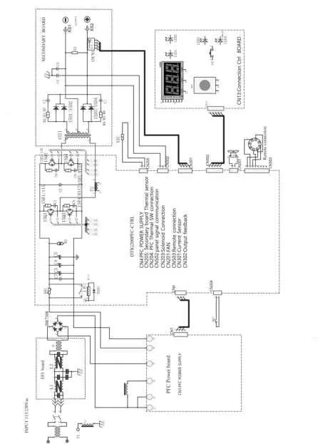 Review the labeled electrical schematic