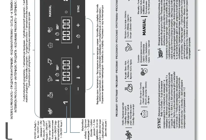Control panel interface and drawer selection