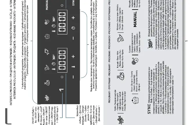 Digital control panel interface