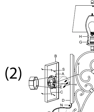 Hardwired installation diagram (2)
