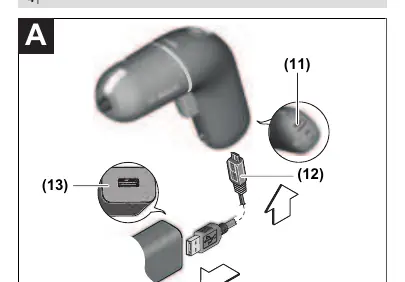 Charging the Bosch IXO