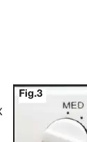 Temperature control dial (Fig.3)