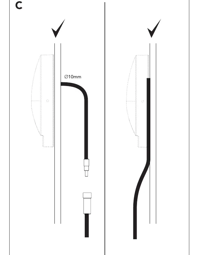 Cable routing (Figure C)