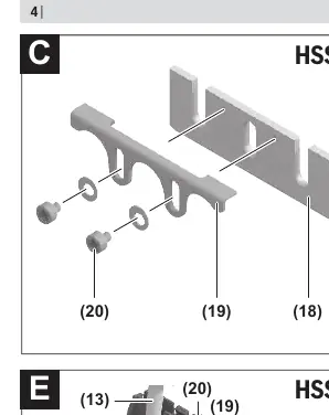 HSS blade removal and fitting