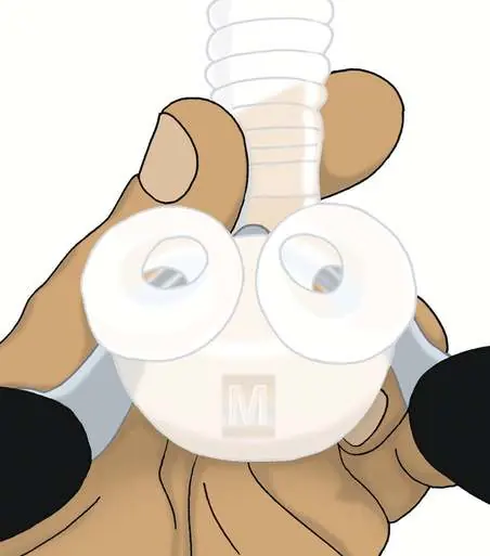 Installing new nasal pillows