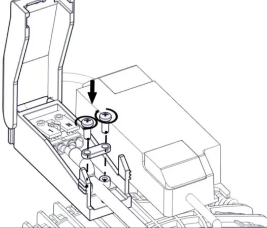Securing the terminal cover