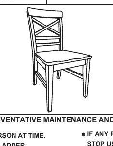 Final upright position of the chair.