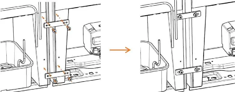 Installing rear connecting liners