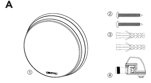 Parts list (Figure A)
