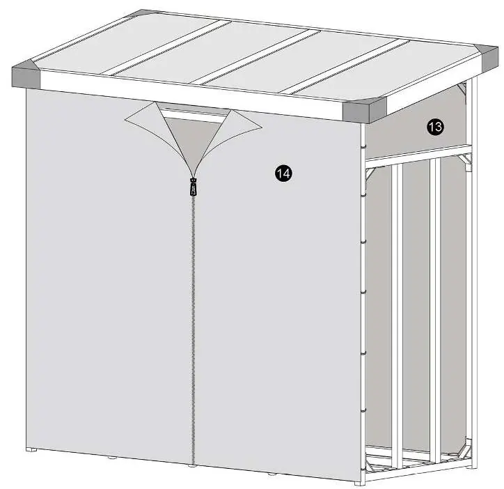 Step 10: Fabric cover installation