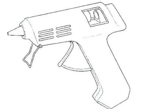 Electric glue gun components