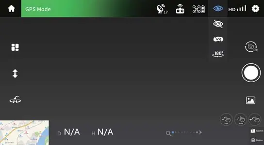 App Interface layout.