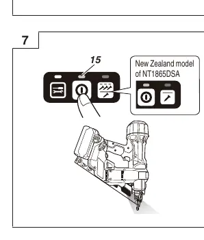 Nailing mode selection