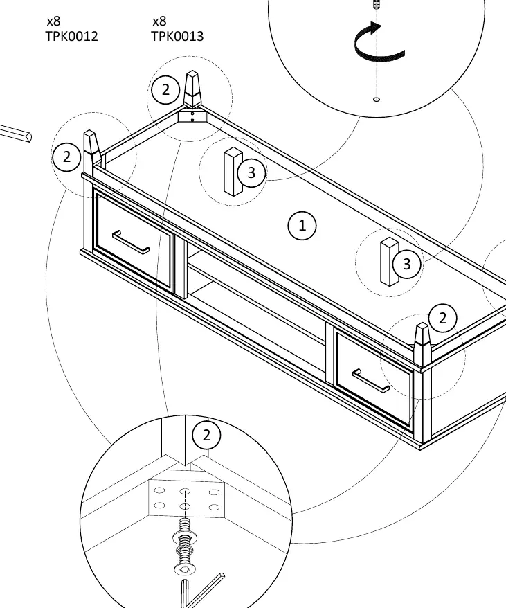 Leg attachment process