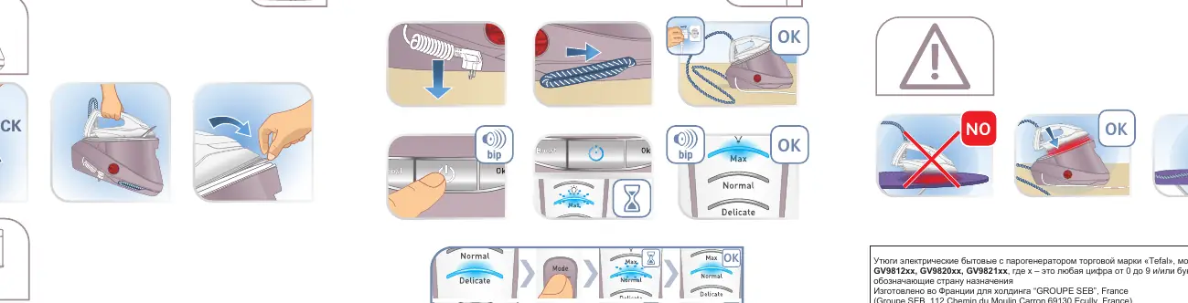 Starting the steam generator iron