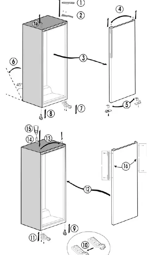 Door reversal procedure