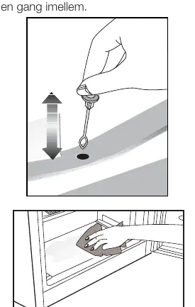 Defrost drain cleaning
