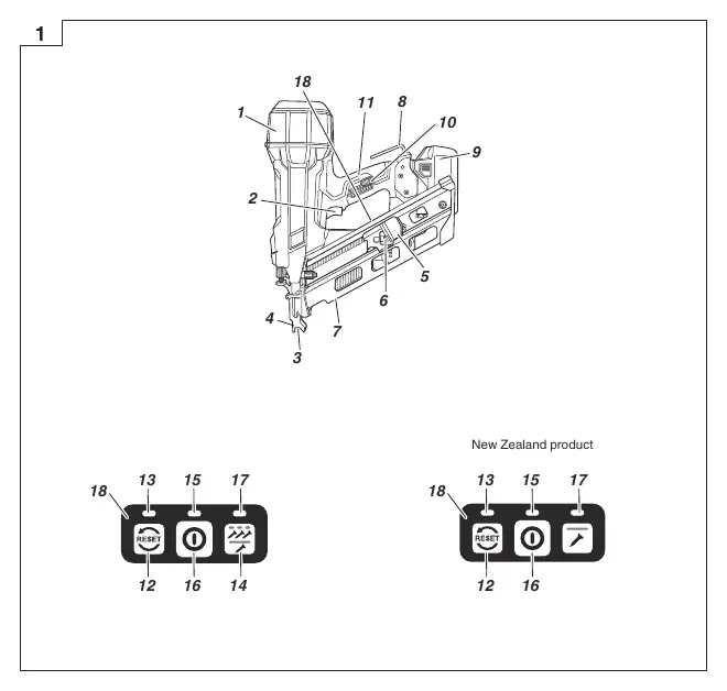 Parts identification diagram