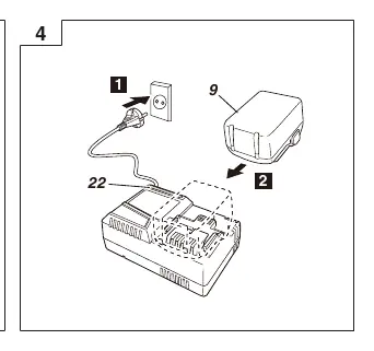 Battery charging setup