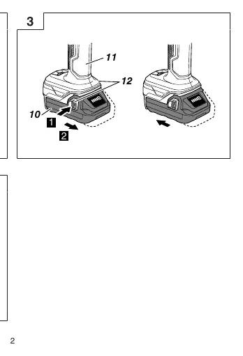 Battery removal and insertion