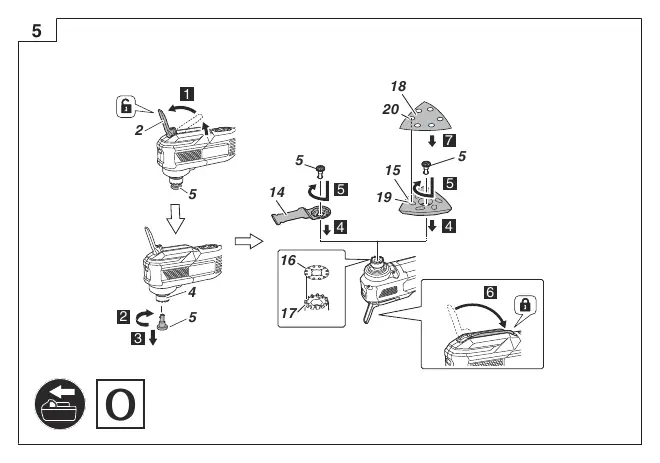 Mounting application tools
