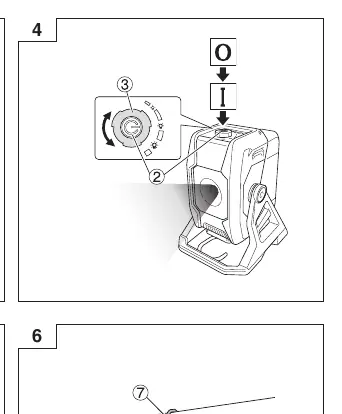 Switching the light on/off