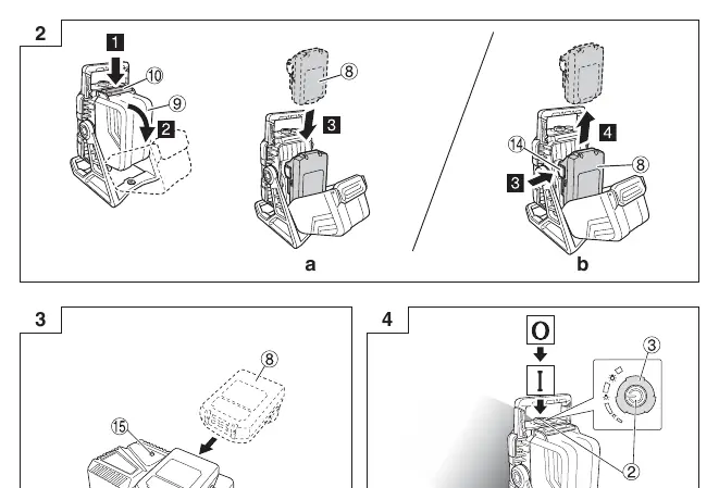 Battery insertion and removal