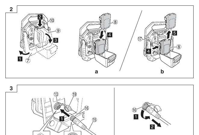 Battery installation and removal