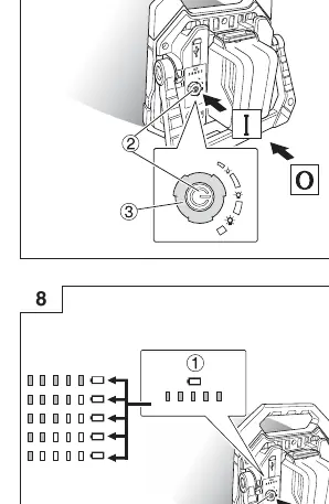 Power switch and brightness adjustment