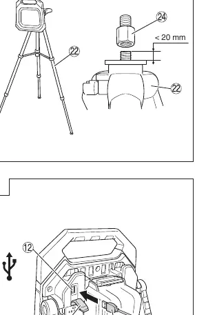 Tripod mounting