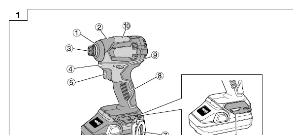 Overview of parts (Fig. 1)