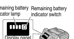Remaining battery indicator