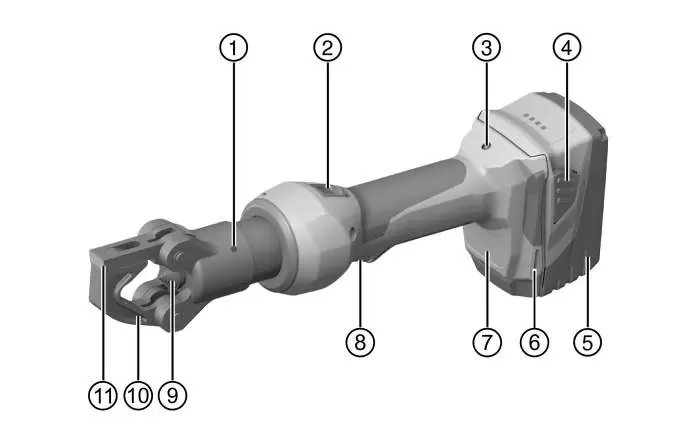 Product overview of the Hilti crimping tool