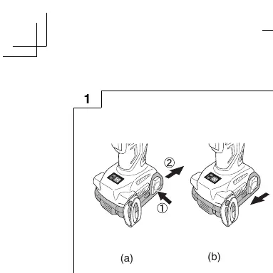 Battery removal and insertion